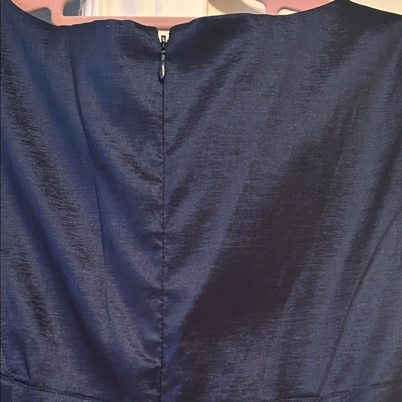 Adrianna Papell Midnight Blue Ruched Dress - Picture 8 of 8